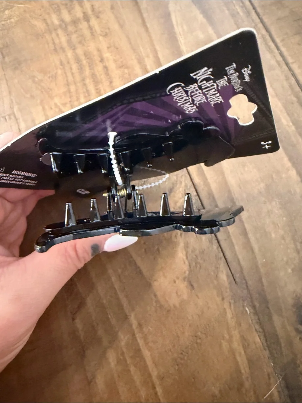 Disney Tim Burton's The Nightmare Before Christmas Oogie Boogie claw hair clip